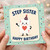 Step Sister Birthday Card, Cute Happy Birthday Card for Step Sister