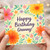 Happy Birthday Granny Card - Floral Watercolour Flowers - Sweet Grandmother Birthday Greeting