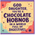 God Daughter Birthday Card, Funny Chocolate Hobnob Humorous Greeting Card