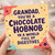 Grandad Card, Funny Chocolate Hobnob Quote Card