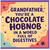Grandfather Funny Card, You're a Chocolate Hobnob in a World Full of Digestives