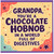 Grandpa Funny Card, Chocolate Hobnob in a World Full of Digestives Card