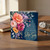 Step Son Birthday Card, Floral Happy Birthday Greeting Card