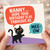 Nanny Birthday Card, Funny Cat Hope Your Birthday Is As Fabulous As Me - ow Card