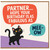Partner Birthday Card, Funny Cat Meow Birthday Card