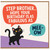 Step Brother Birthday Card, Funny Cat Meow Birthday Card