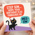 Step Son Birthday Card, Funny Cat Birthday Card
