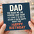 Funny Dad Birthday Card - You Made Me The Person I Am Today... I'll Leave It To You To Decide - Bold Typographic Humour for Father from Son or Daughter