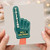 Girlfriend Card, No.1 Girlfriend Foam Finger Design