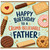 Father Birthday Card, Happy Birthday to a Crumb - believable Father Cookie - Themed Greeting Card
