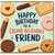 Friend Birthday Card, Crumb - believable Happy Birthday Card