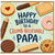 Papa Birthday Card, Happy Birthday to a Crumb - Believable Papa, Funny Birthday Card for Papa