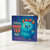 Cute Blue Monster Birthday Card for Kids - 'Have a MONSTER Day!' Fun Cartoon Creature with Bow and Horns, Waving Character
