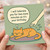 Funny Cat Birthday Card - 'I will tolerate you for two more minutes as it's your birthday' - Ginger cat cartoon for lovers, friends or family