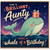 Aunty Birthday Card, Whale of a Birthday Card for Aunty