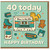 40th Birthday Card Funny - Born in the 80s Retro Cassette, Roller Skate and Game Icons - Vintage Nostalgia Design for Him or Her - Happy Birthday 40 Today