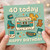 40th Birthday Card Funny - Born in the 80s Retro Cassette, Roller Skate and Game Icons - Vintage Nostalgia Design for Him or Her - Happy Birthday 40 Today