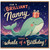 Nanny Birthday Card, Have a Whale of a Birthday Cute Whale Birthday Card