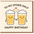 To My Other Half Birthday Card - Cute Beer Pints Holding Hands with Hearts - Happy Birthday Card for Boyfriend, Girlfriend or Partner
