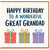 Grandad Birthday Card, Wonderful Great Grandad Birthday Card