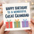 Great Granddad Birthday Card, Happy Birthday to a Wonderful Great Great Granddad Card