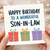 Son - In - Law Birthday Card, Happy Birthday To A Wonderful Son - In - Law Card