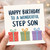 Step Son Birthday Card, Happy Birthday to a Wonderful Step Son