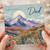 Dad Birthday Card, Mountain Landscape Happy Birthday Card