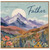Father Happy Birthday Card, Scenic Mountain Landscape Birthday Card for Dad