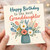 Granddaughter Birthday Card, Happy Birthday to the Best Granddaughter Floral Card