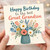 Great Grandson Birthday Card, Happy Birthday to the Best Great Grandson Floral Card