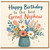 Great Nephew Birthday Card, Floral Happy Birthday Card for Great Nephew