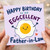 Father - in - Law Birthday Card, Eggcellent Happy Birthday Card