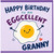 Granny Birthday Card, Eggcellent Birthday Card for Granny