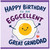 Great Granddad Birthday Card, Eggcellent Happy Birthday Card