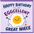 Great Niece Birthday Card, Happy Birthday to an Eggcellent Great Niece Card