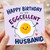 Husband Birthday Card, Eggcellent Birthday Card for Husband