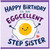Step Sister Birthday Card, Happy Birthday to an Eggcellent Step Sister