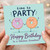 Grandson Birthday Card, Time to Party Cute Doughnut Design