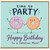 Mum Happy Birthday Card - Time to Party Donut Design