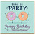 Nephew Birthday Card, Cute Time to Party Doughnut Design