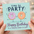Sister - in - Law Happy Birthday Card, Time to Party Doughnut Design