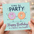 Step Daughter Birthday Card, Time to Party Donut Design, Happy Birthday to a Fabulous Step Daughter