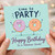 Uncle Birthday Card, Time to Party Donut Design