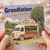 Grandfather Birthday Card, Vintage Juice Van Orchard Design