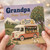 Grandpa Birthday Card, Happy Birthday Vintage Juice Van Design