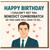 Funny Birthday Card - I Couldn't Get You Benedict Cumberbatch, So This Card Will Have To Do - Suited Gentleman Illustration with Hearts