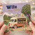 Wife Birthday Card, Vintage Fresh Juice Van Birthday Card