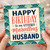 Husband Birthday Card, Happy Birthday to an Utterly Marvellous Husband Card