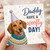 Daddy Birthday Card, Have a Woofly Day Funny Daddy Greeting Card